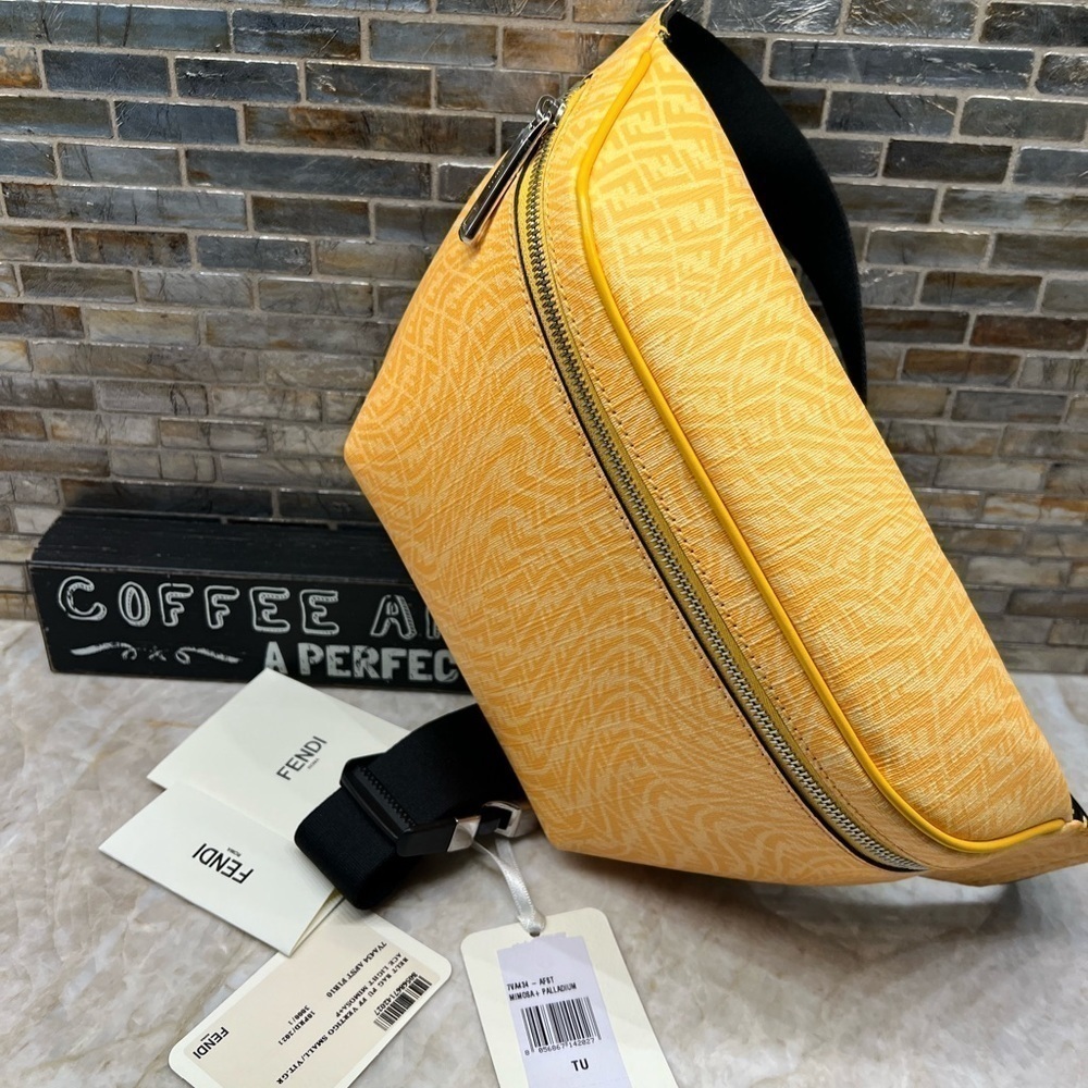 FENDI x Sarah Coleman FF Vertigo Coated Canvas Belt Bag - Picture 7 of 13